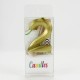 2 İki Rakamlı Gold (Altın) Mum 6.5 Cm