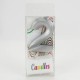 2 İki Rakamlı Gümüş Gri Mum 6.5 Cm