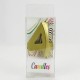4 Dört Rakamlı Gold (Altın) Mum 6.5 Cm