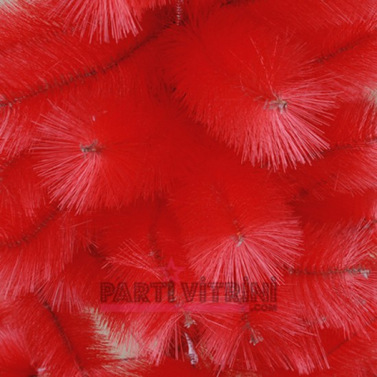 İğne Yapraklı Kırmızı Yılbaşı Çam Ağacı 210 Cm