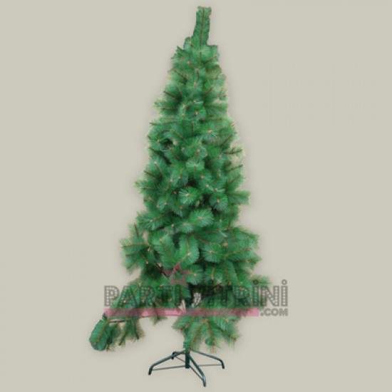 Yeşil Renk Yapraklı Yılbaşı Çam Ağacı 250 Cm Yeşil Renk Yapraklı Yılbaşı Çam Ağacı 250 Cm