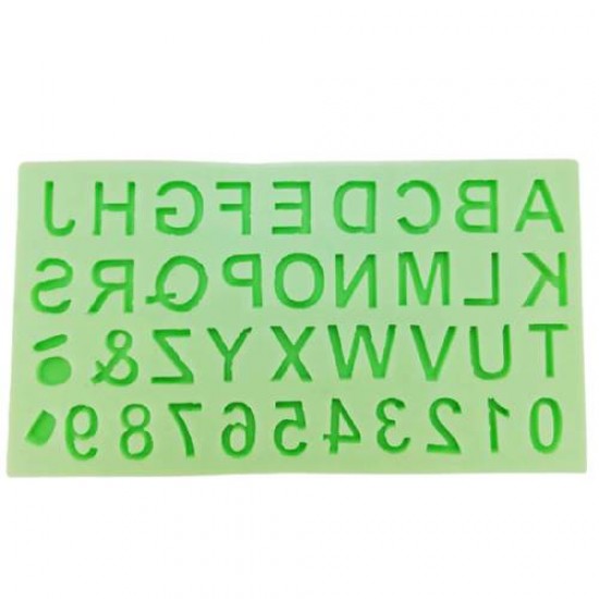 Alfabe Şeklinde Harf Ve Rakam Silikon Kokulu Taş Ve Sabun Kalıbı