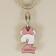 2 Yaş Minnie Mouse Temalı Pembe Beyaz Metal Anahtarlık