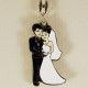 Gelin Ve Damat Metal Anahtarlık