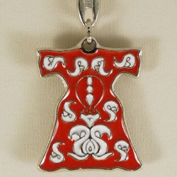 Kırmızı Kına Kaftanı Figürlü Metal Anahtarlık