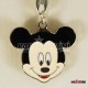 Mickey Mouse Başı Figürlü Metal Anahtarlık