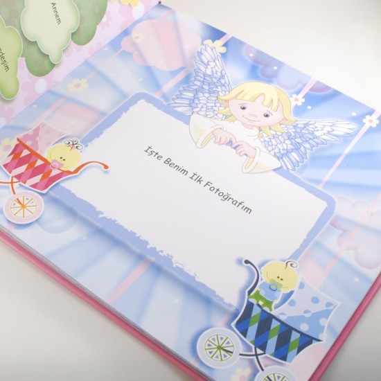 Kız Bebek Bebeğin Güncesi Pembe Anı Defteri