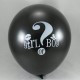 Cinsiyet Balonu Siyah Renkli 12 li Balon Seti