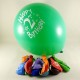 2 Yaş Happy Birthday Karışık Renkli 12 li Balon Seti