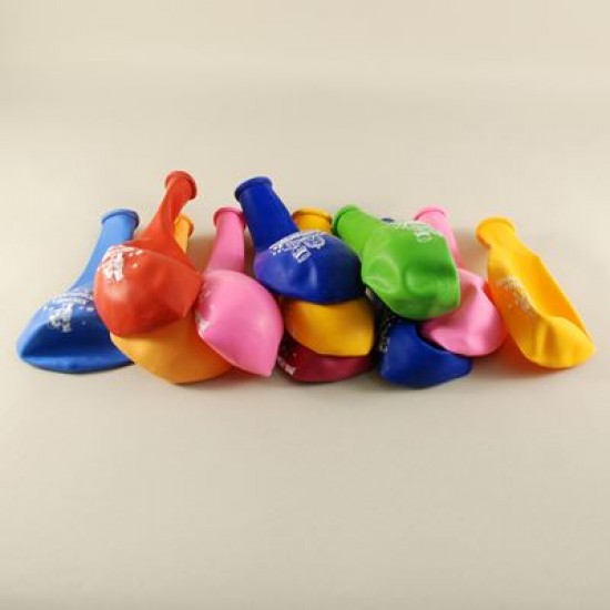 Kınamıza Hoşgeldiniz Renkli 12 li Balon Seti