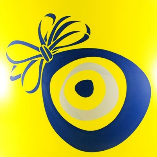 Nazar Boncuğu Resimli Karışık Renkli 12 li Balon Seti