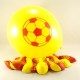 Sarı Kırmızı Top Resimli 12 li Balon Seti