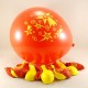 Sarı Kırmızı Top Resimli 12 li Balon Seti