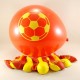 Sarı Kırmızı Top Resimli 12 li Balon Seti