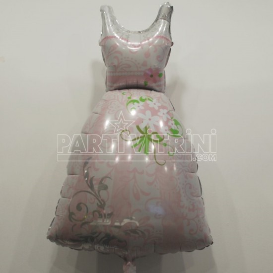 Gelinlik Şeklinde Dev Folyo Balon 66 Cm