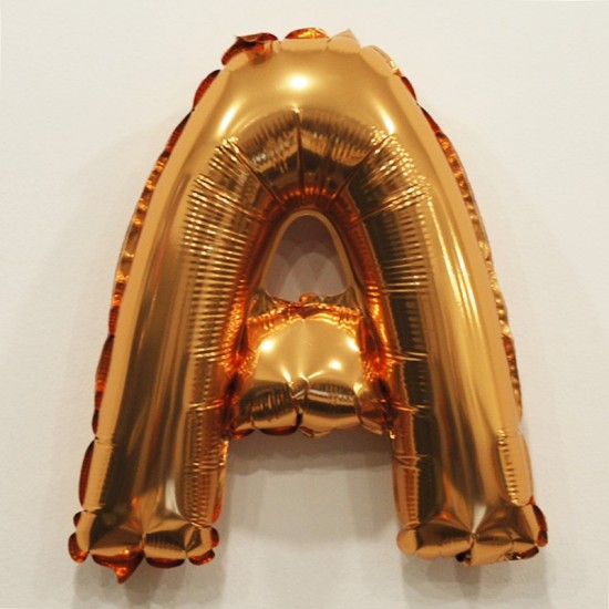 Harf Balon Altın Renk Folyo Balon 35 cm