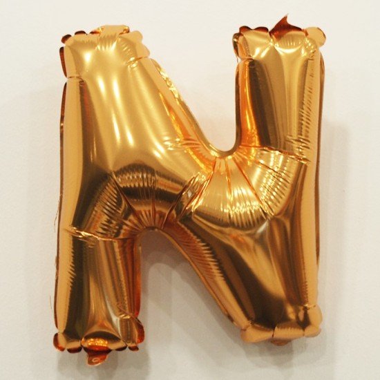 Harf Balon Altın Renk Folyo Balon 35 cm