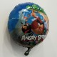 Angry Birds Yuvarlak Folyo Balon 18"