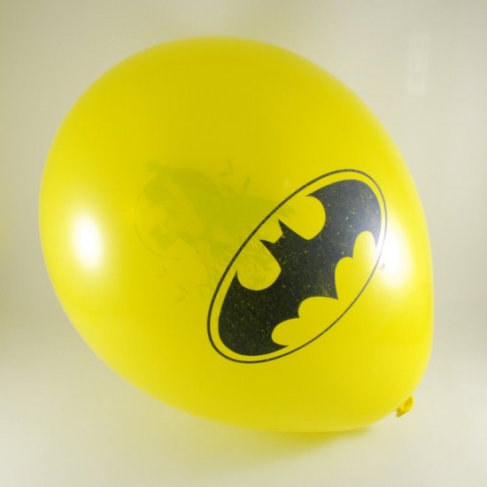 Batman Resimli Renkli 12 li Balon Seti