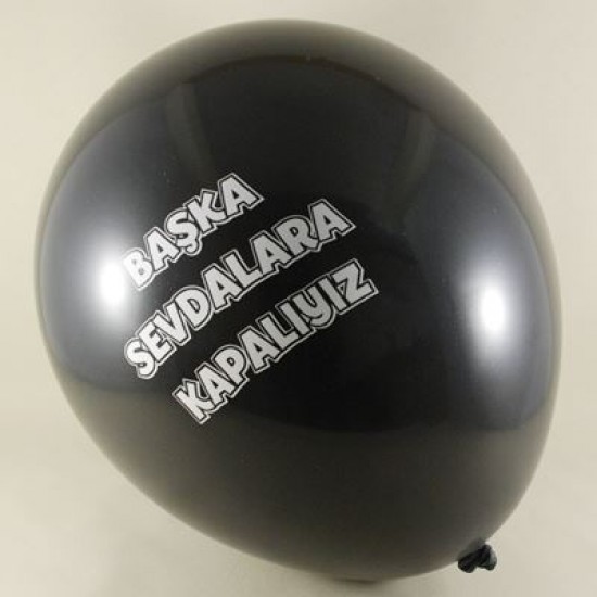 Beşiktaş Taraftar Logolu Renkli 12 li Balon Seti