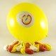 Galatasaray Taraftar Logolu Renkli 12 li Balon Seti