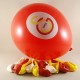 Galatasaray Taraftar Logolu Renkli 12 li Balon Seti