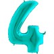 4 Rakam Grabo Tiffany Folyo Balon 102 cm