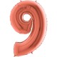 9 Rakam Grabo Rose Gold Folyo Balon 102 cm