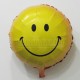 Smiley Görselli Sarı Yuvarlak Folyo Balon 45 Cm