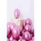 Pembe Renk Krom Parlak Balon 16 İnç 6 Adet