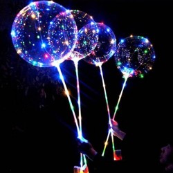 Led Işıklı Şeffaf Balon