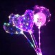 Led Işıklı Şeffaf Kalp Balon
