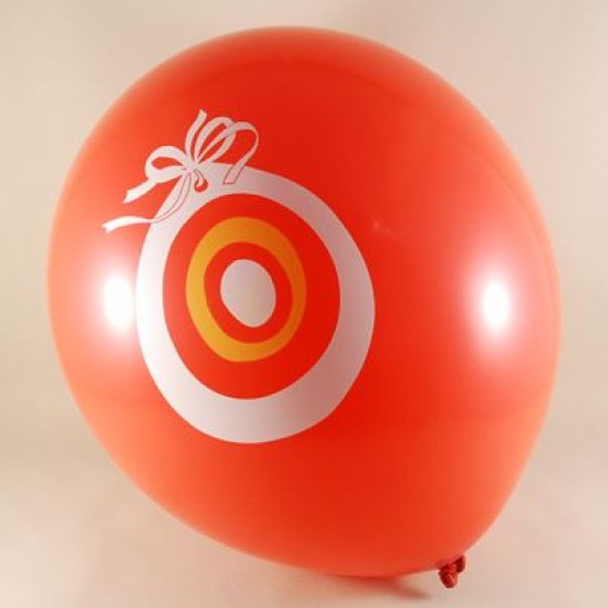 Nazar Boncuğu Resimli Kırmızı 12 li Balon Seti