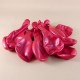 Pembe Renkli Metalik 12 li Balon Seti