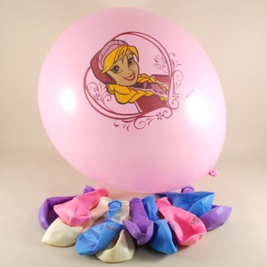 Prenses Elsa Frozen Resimli Renkli 12 li Balon Seti