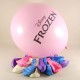 Prenses Elsa Frozen Resimli Renkli 12 li Balon Seti