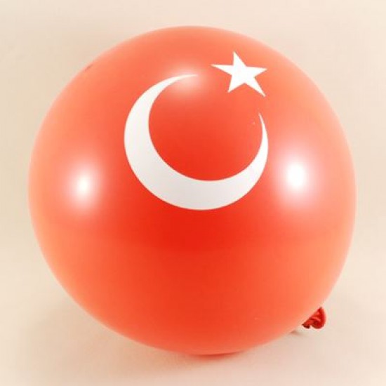 Türk Bayrağı 12 li Balon Seti