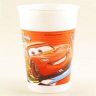 Arabalar Temalı Orjinal Lisanslı Plastik Bardak 8 Adet