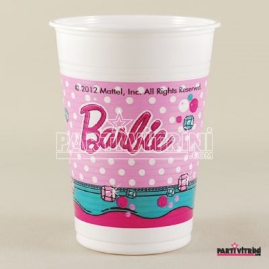 Barbie Temalı Orjinal Lisanslı Plastik Bardak