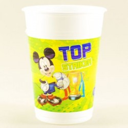 Mickey 28 Futbol Temalı Orjinal Lisanslı Plastik Bardak 8 Adet