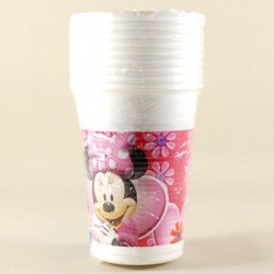 Minnie Mouse Ve Kolyeleri Temalı Lisanslı Plastik Parti Bardakları