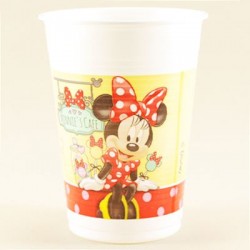 Minnie Ve Cupcake Temalı Orjinal Lisanslı Plastik Bardak 8 Adet