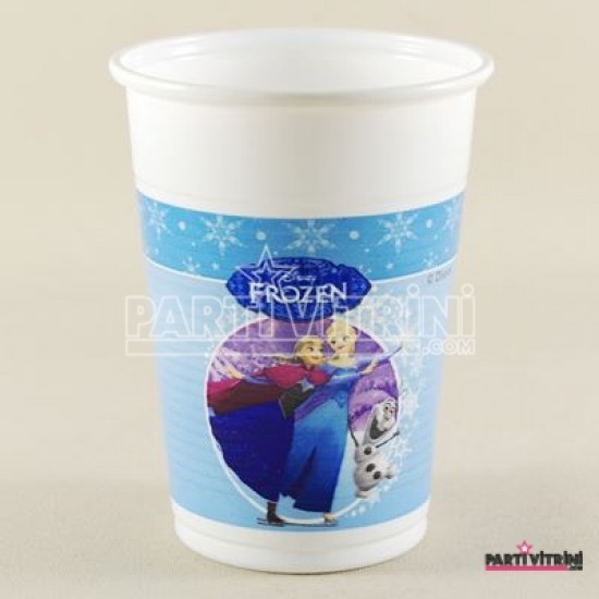 Prenses Elsa Karlar Ülkesi Temalı Lisanslı Plastik Parti Bardakları