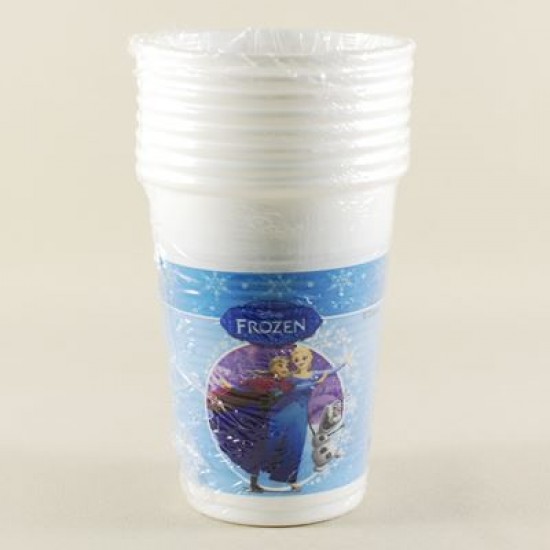 Prenses Elsa Karlar Ülkesi Temalı Lisanslı Plastik Parti Bardakları