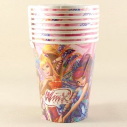 Winx Club Temalı Lisanslı Kağıt Parti Bardakları