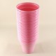 Pembe Renkli Plastik Bardaklar 25 Adet