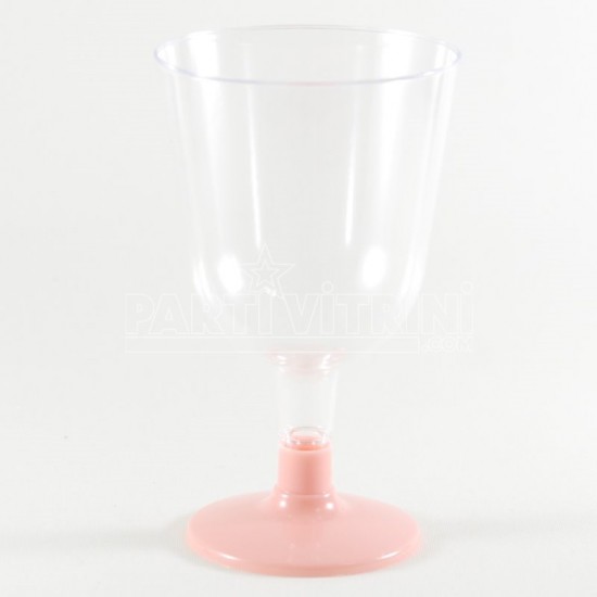 Plastik Lohusa Şerbeti Kadehi Pembe Büyük Boy 6 Adet