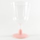 Plastik Lohusa Şerbeti Kadehi Pembe Büyük Boy 6 Adet
