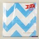 Mavi Zigzag Desenli Peçete