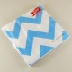 Mavi Zigzag Desenli Peçete